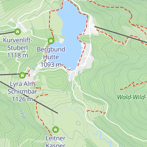 Map of Alte Wurzhütte