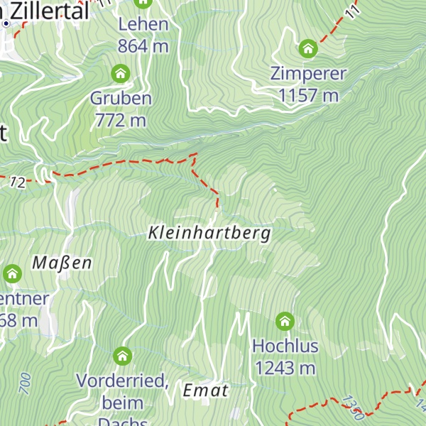 Map of Hinterstein