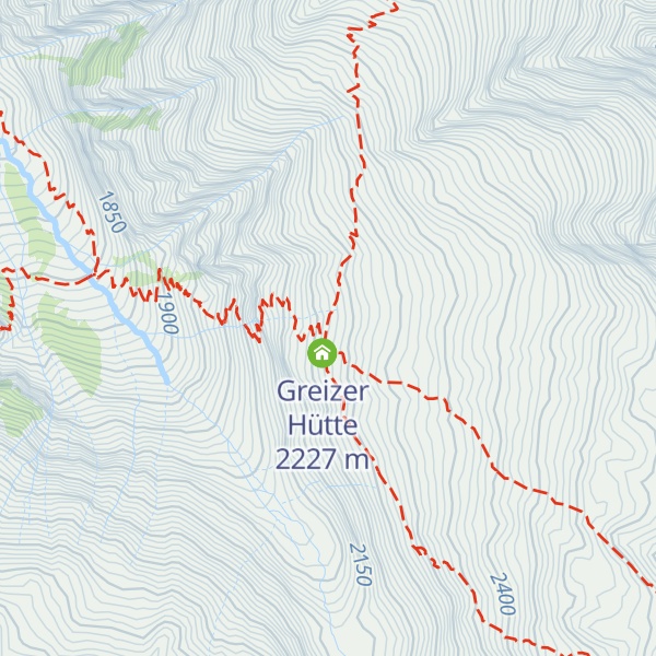 Map of Winterraum Greizer Hütte