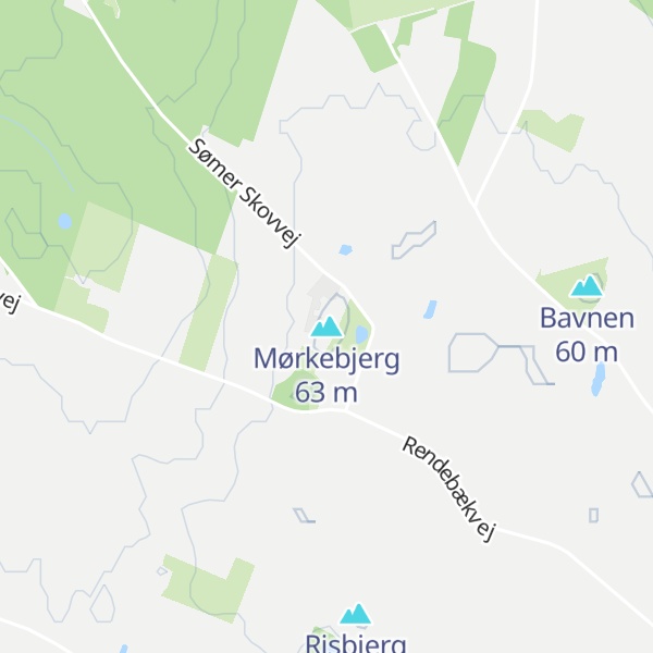 Map of Mørkebjerg