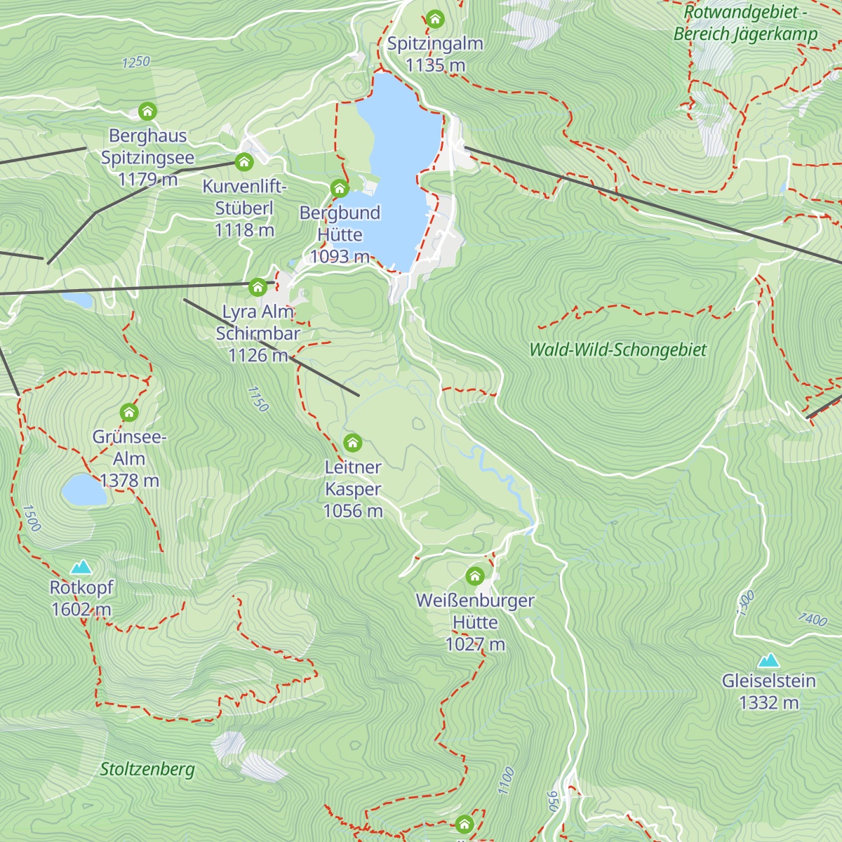Albert-Link-Hütte map