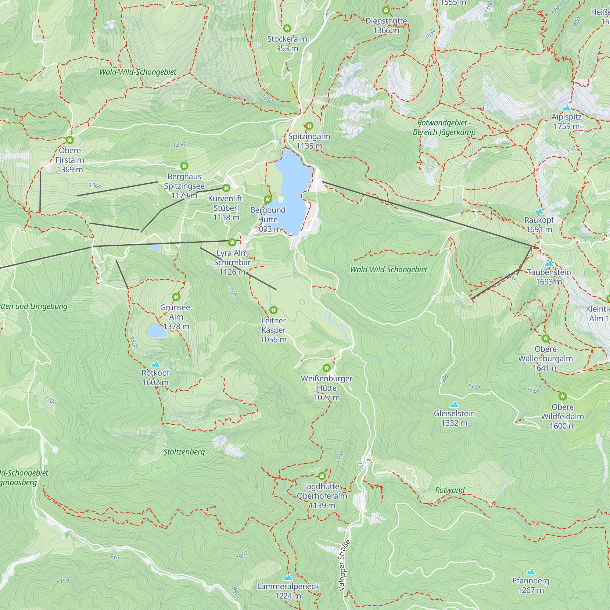 Bucherhütte map