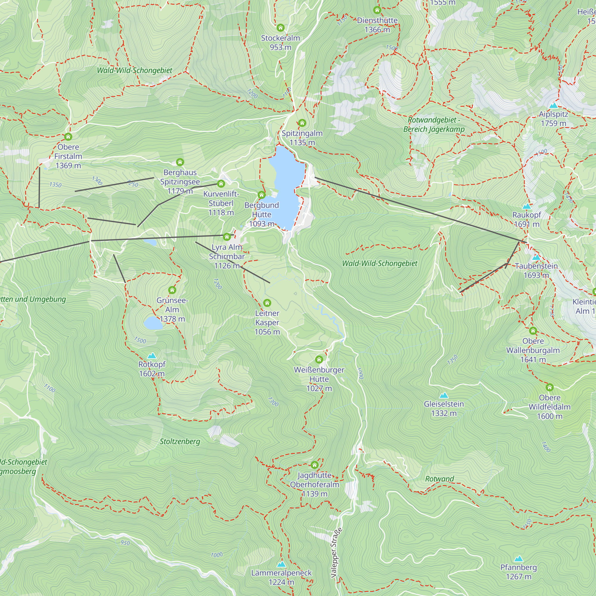 Bucherhütte map