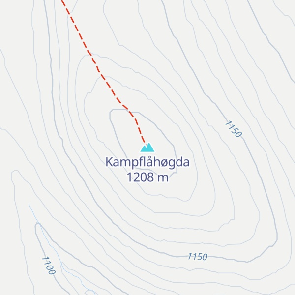 Map of Kampflåhøgda