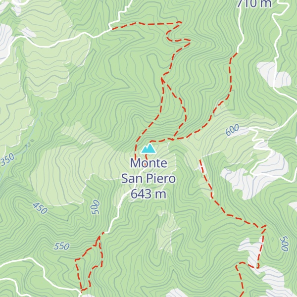 Map of Monte San Piero