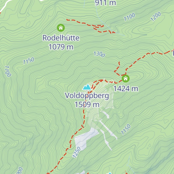 Map of Voldöppberg