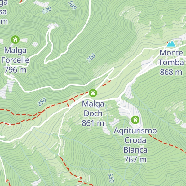 Map of Malga Doch
