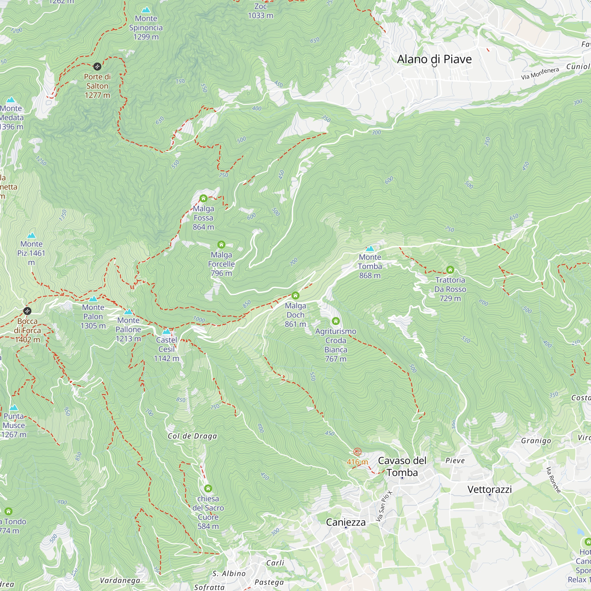 Malga Doch map