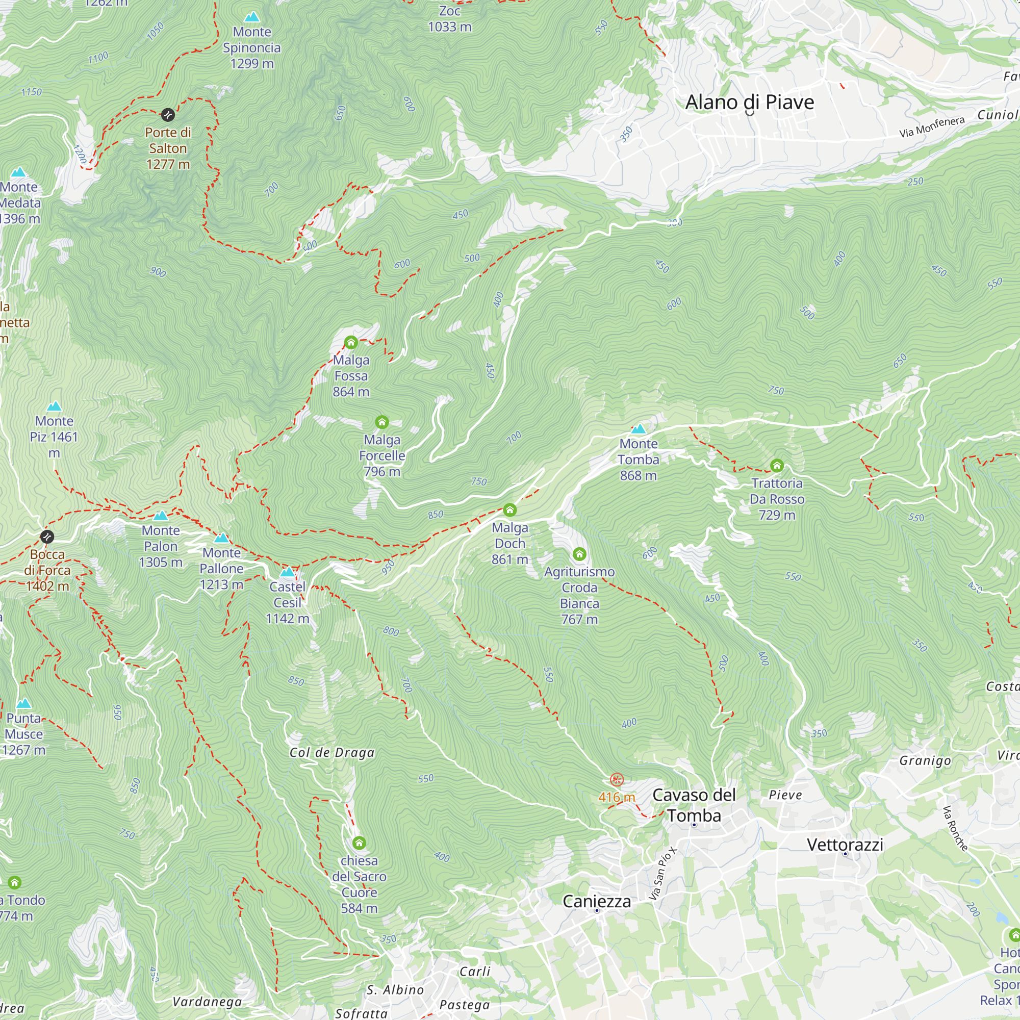 Malga Doch map