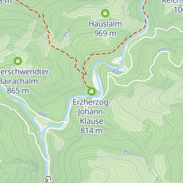 Map of Erzherzog-Johann-Klause