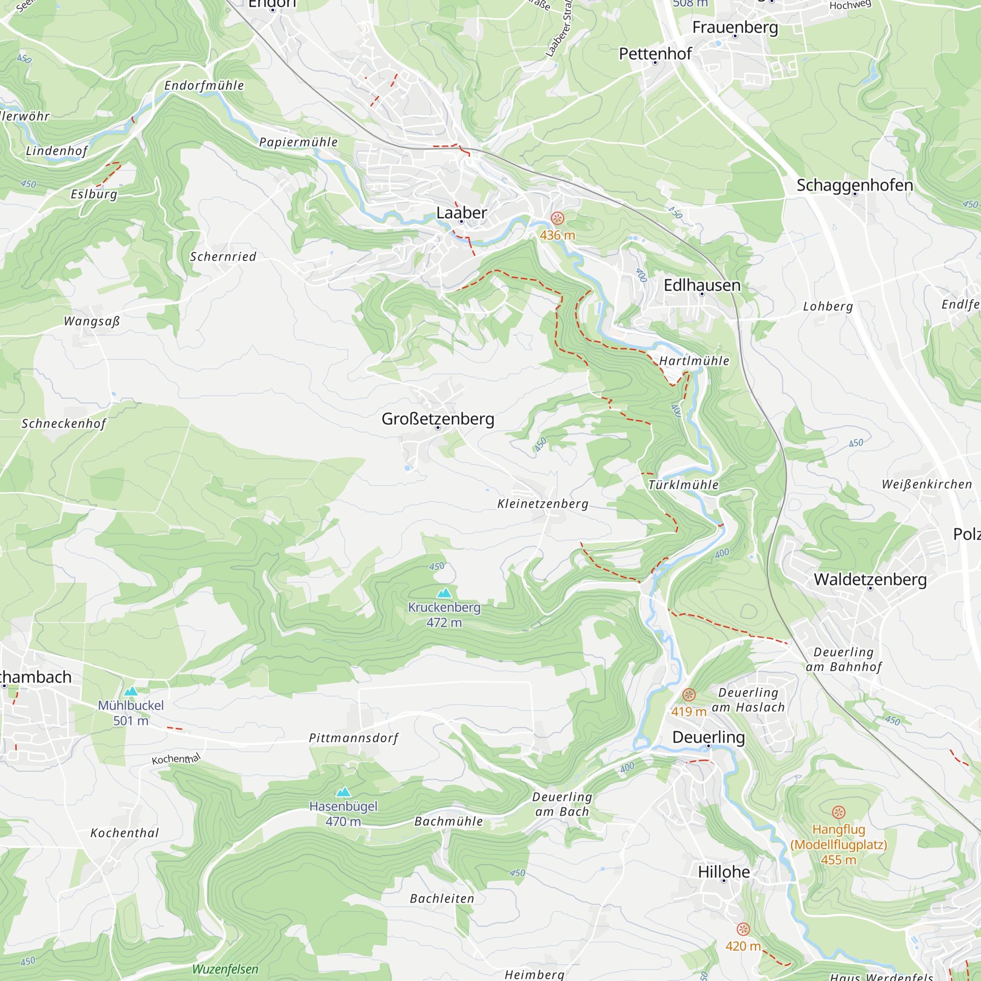 Gerhard Peter Jobst Hütte map