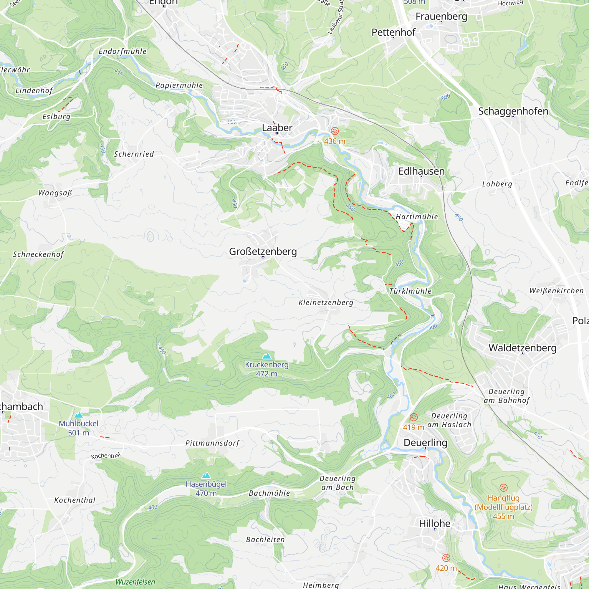 Gerhard Peter Jobst Hütte map