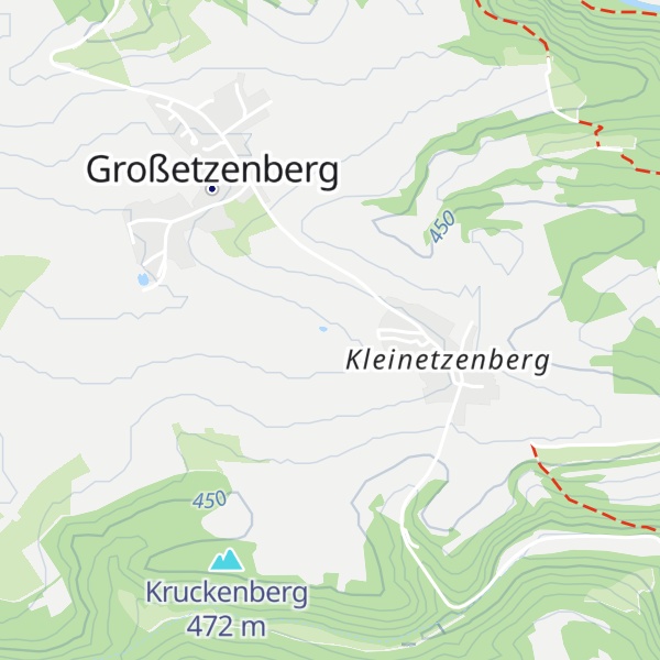 Map of Gerhard Peter Jobst Hütte
