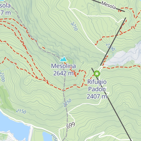 Map of Bivacco Bontadini