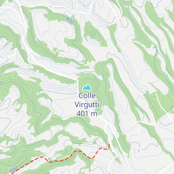 Map of Colle Virgutti