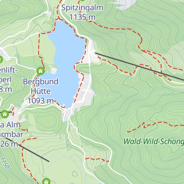 Map of Gundl Alm