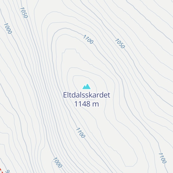 Map of Eltdalsskardet