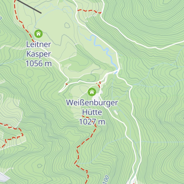 Map of Weißenburger Hütte