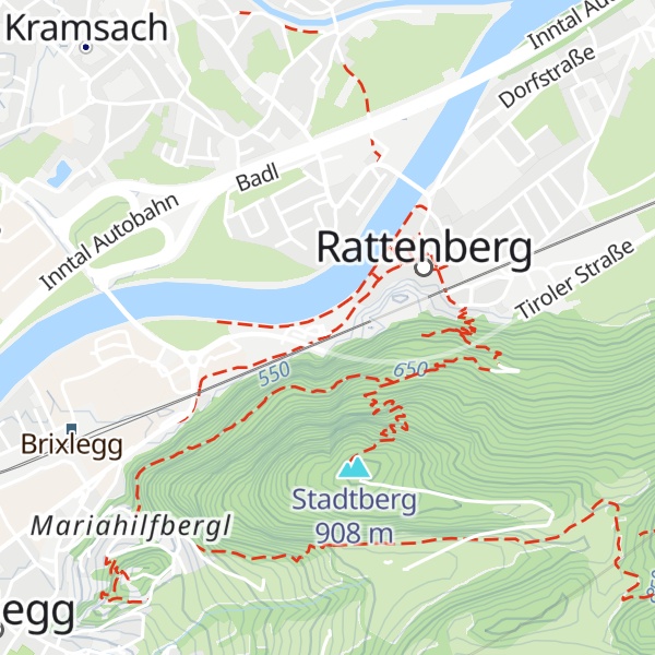 Map of Tourismusinformation Rattenberg-Radfeld-Brixlegg