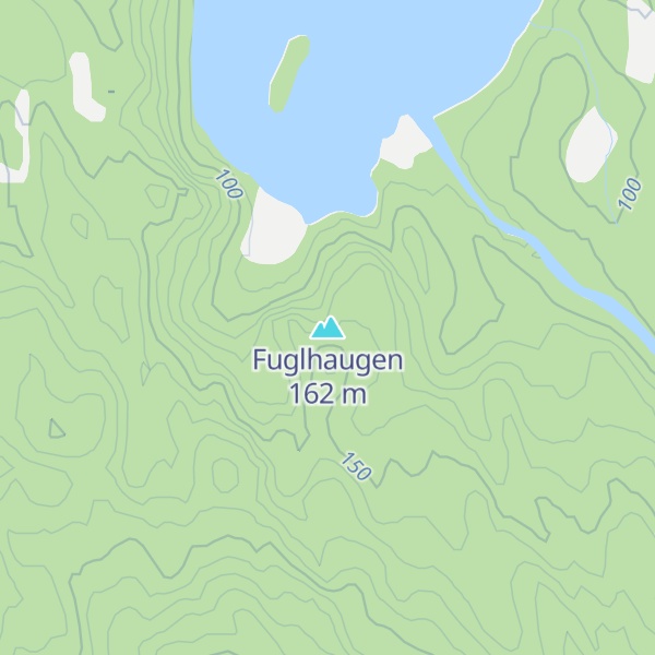 Map of Fuglhaugen