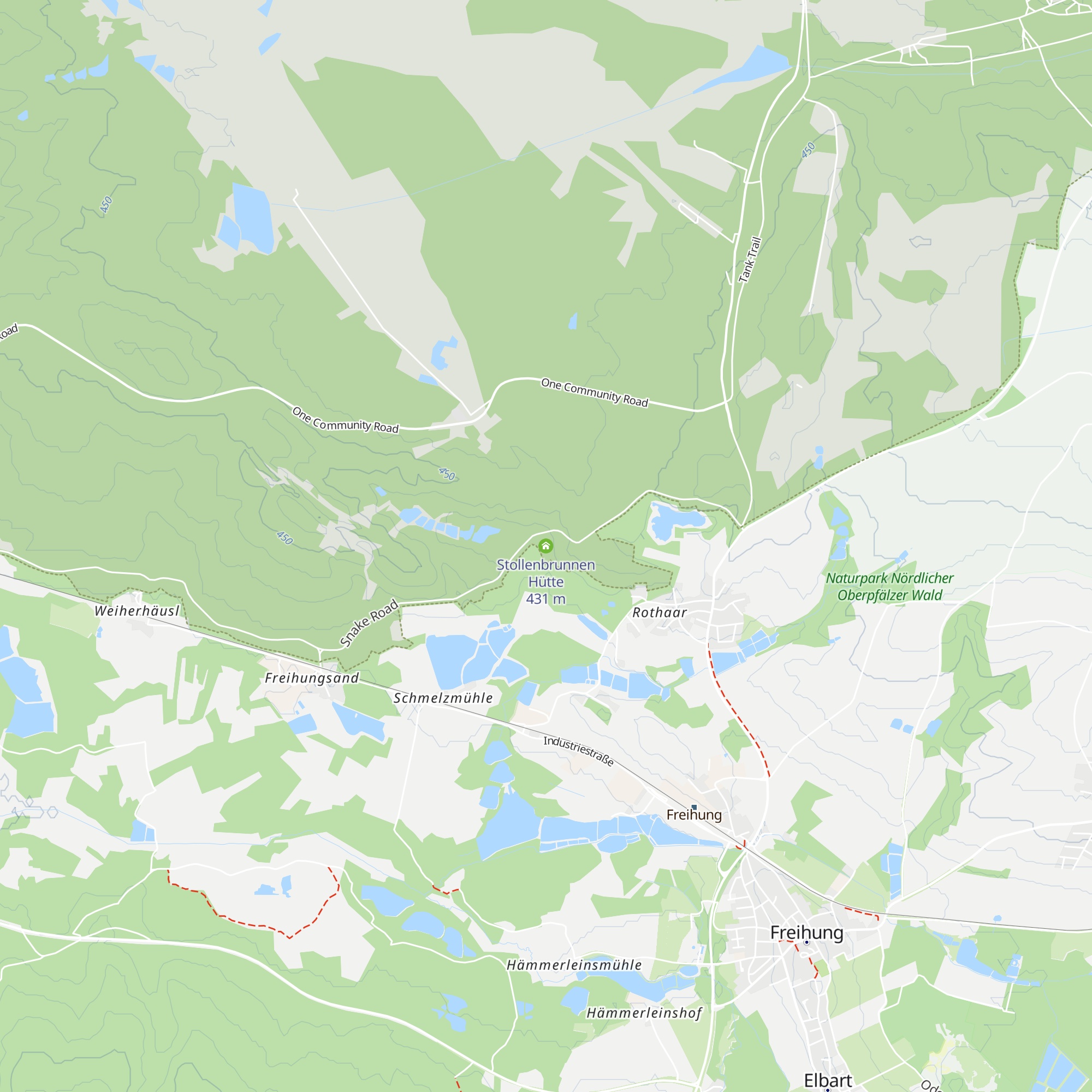 Stollenbrunnen Hütte map
