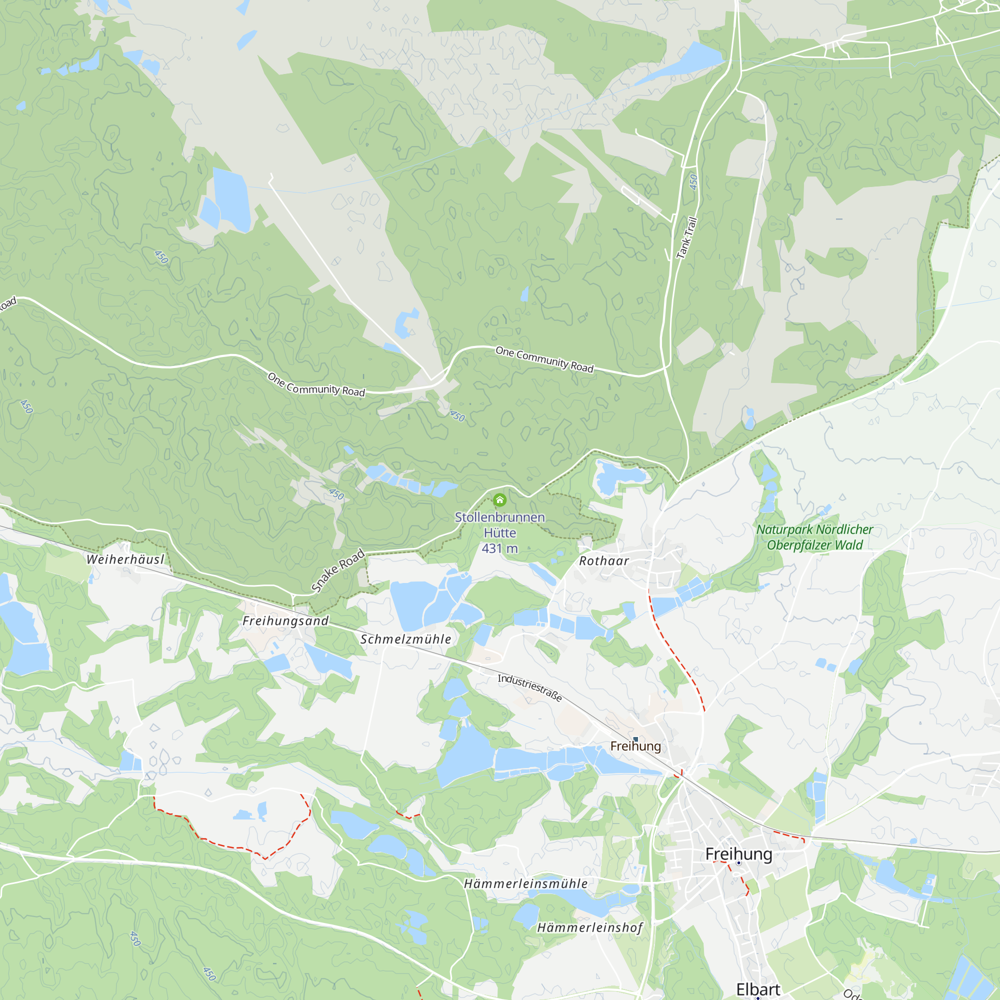Stollenbrunnen Hütte map