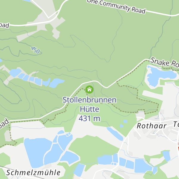 Map of Stollenbrunnen Hütte