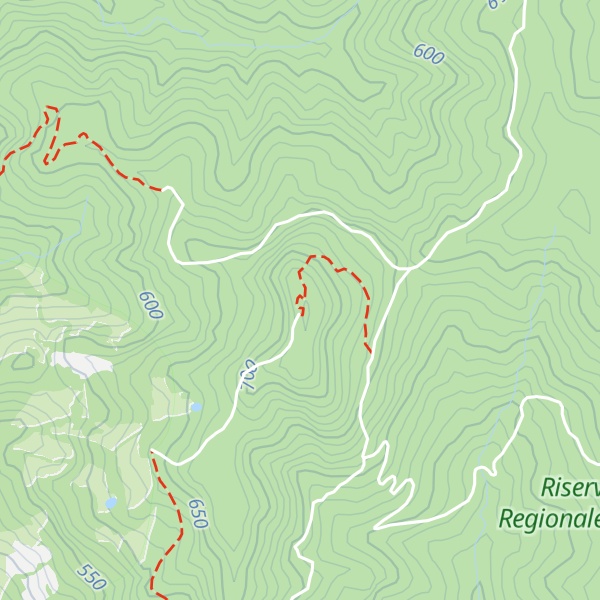 Map of Monte Rufeno