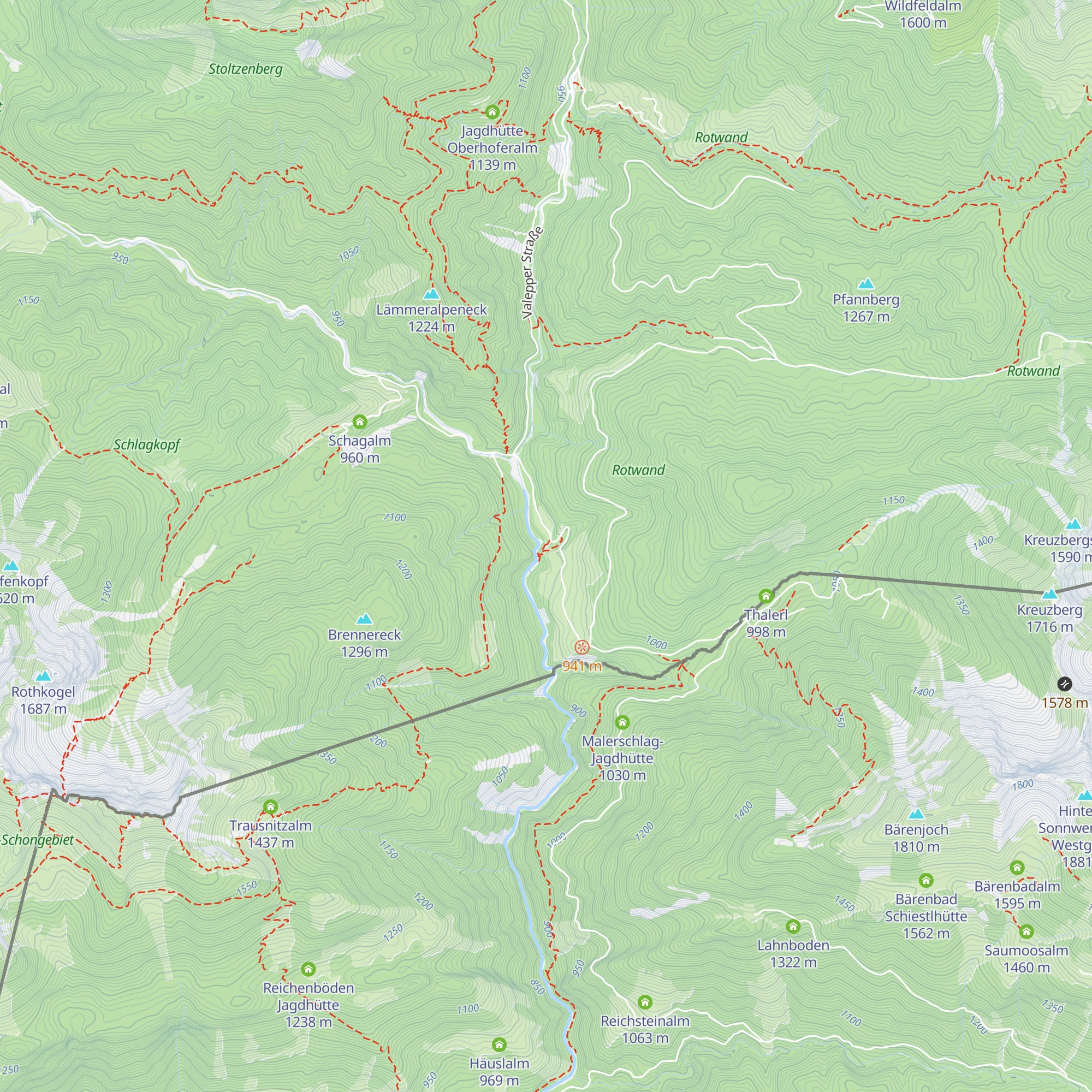 Klausenhaus map