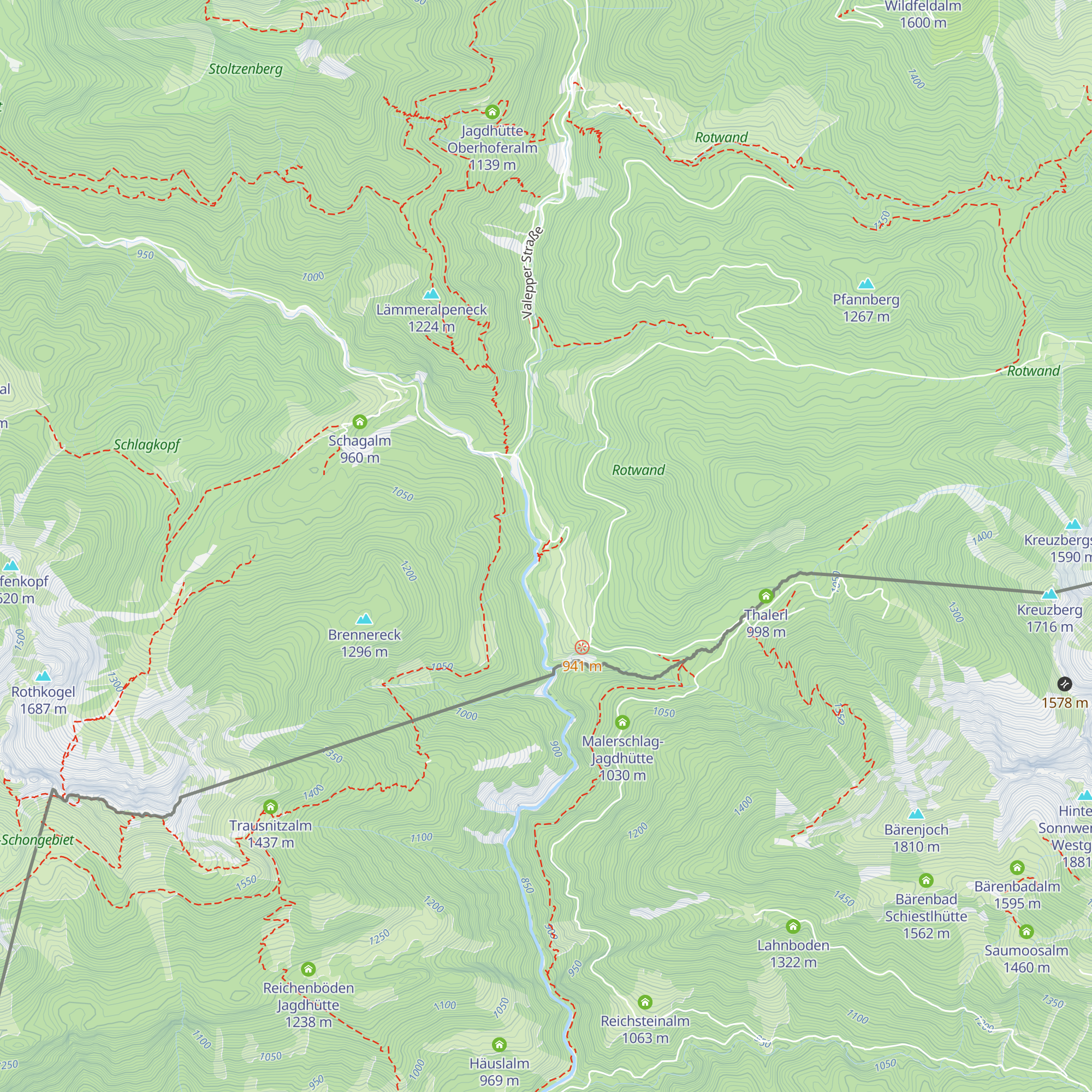 Klausenhaus map