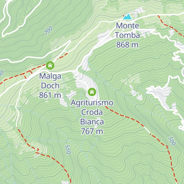 Map of Agriturismo Croda Bianca