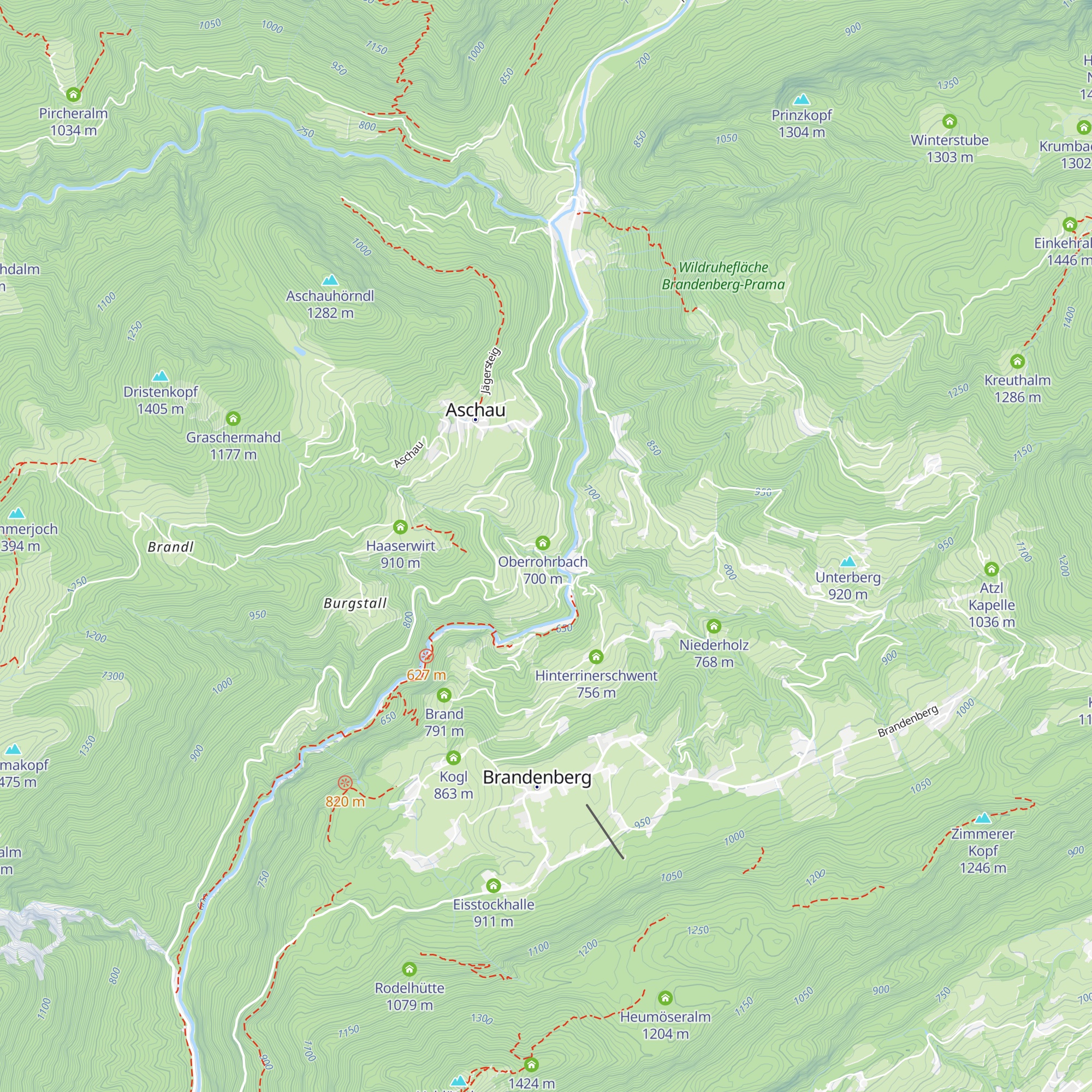 Unterrohrbach map