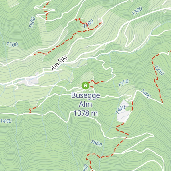 Map of Busegge Alm