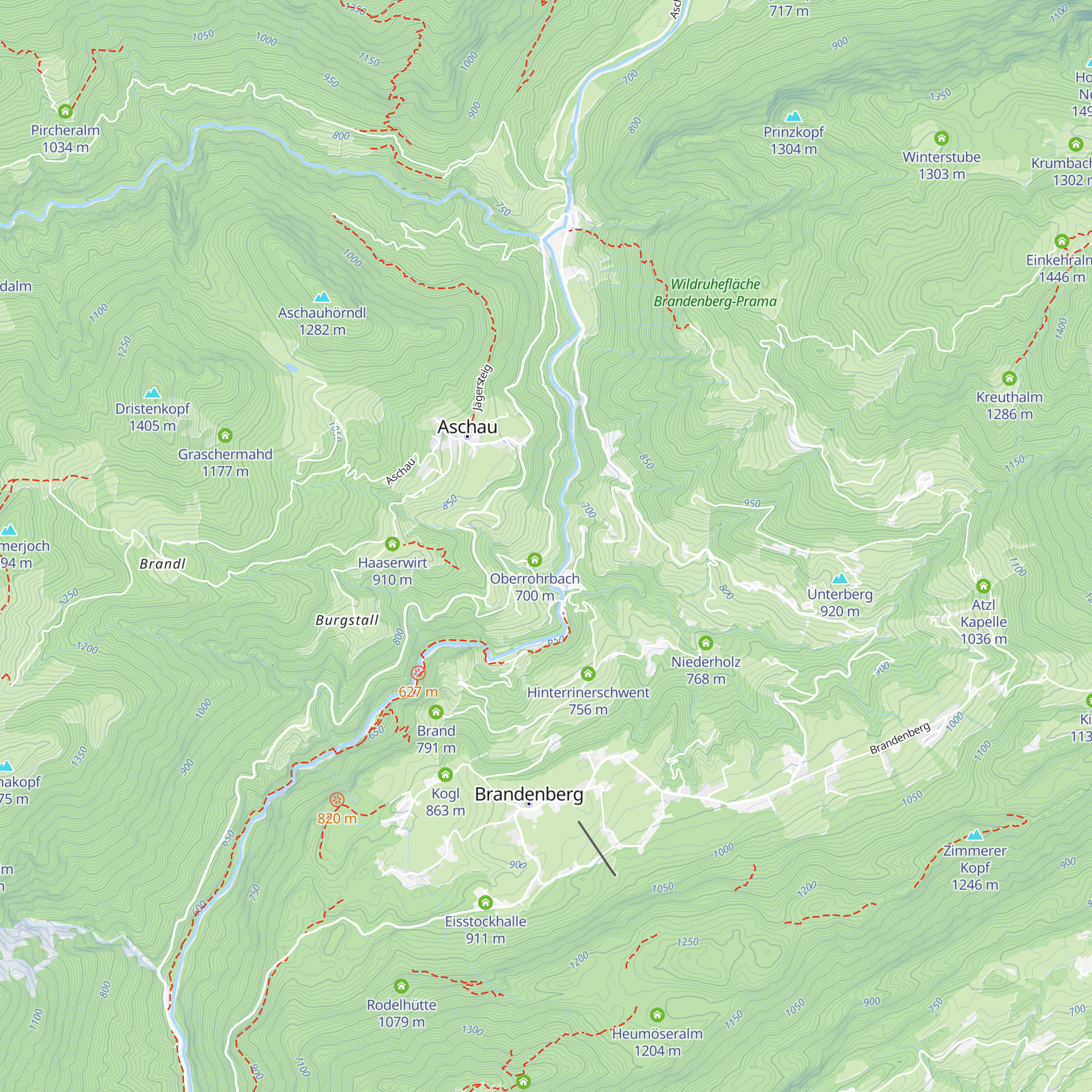 Hinterrohrbach map
