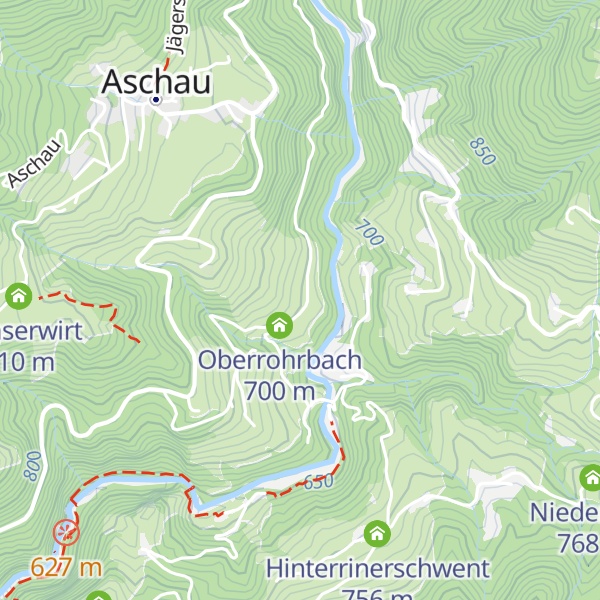 Map of Hinterrohrbach