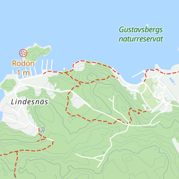 Map of Knapes utsikt
