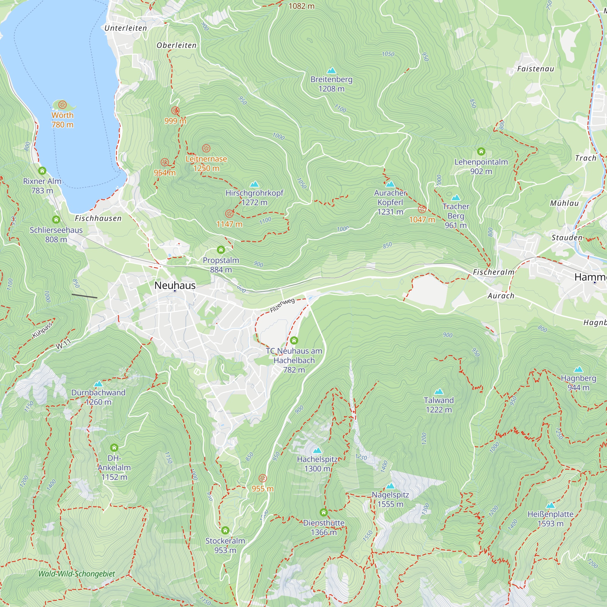 Ferienhaus Hinterseer map