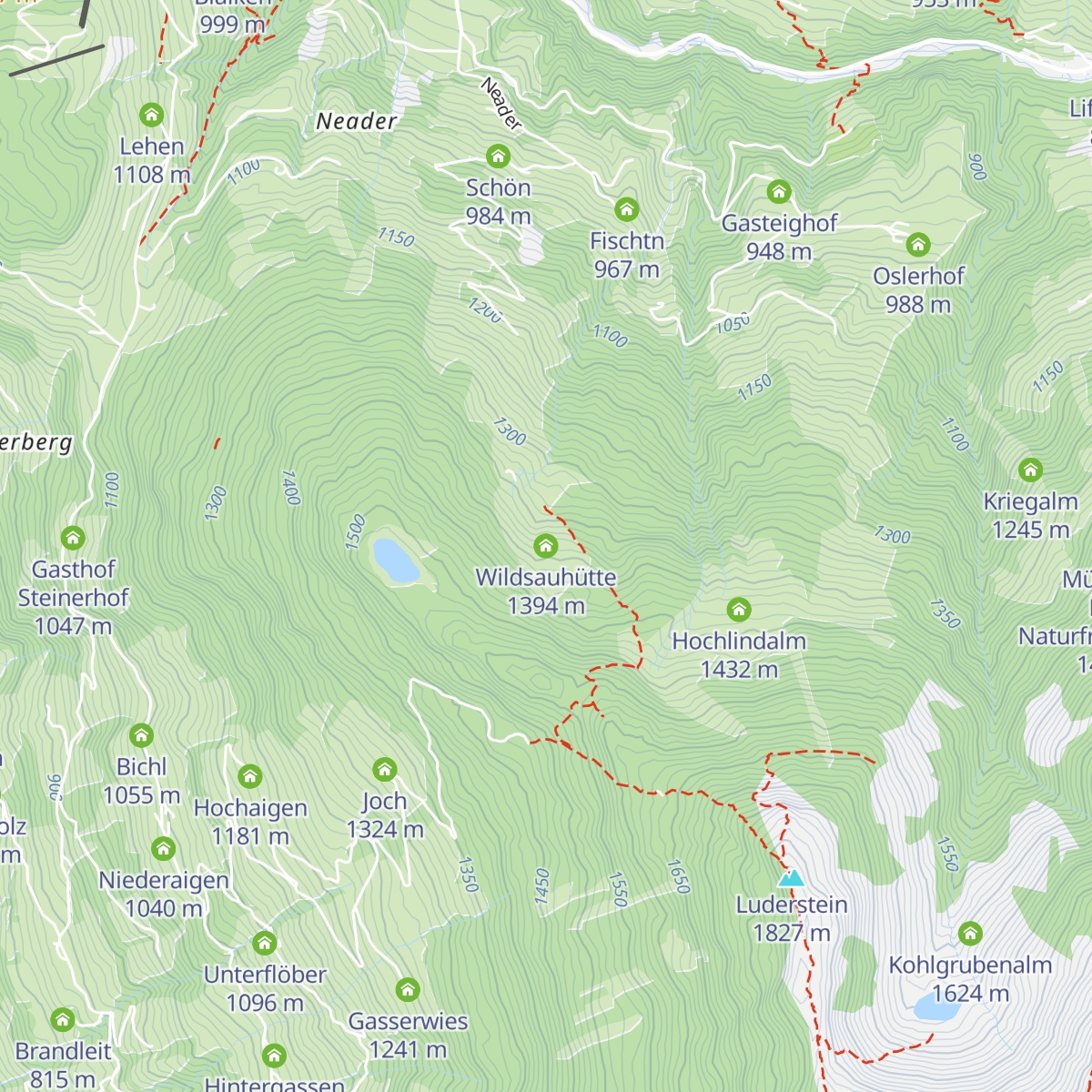 Wildsauhütte map