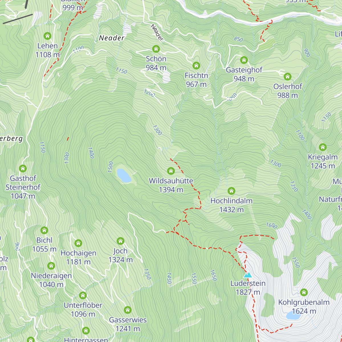 Wildsauhütte map