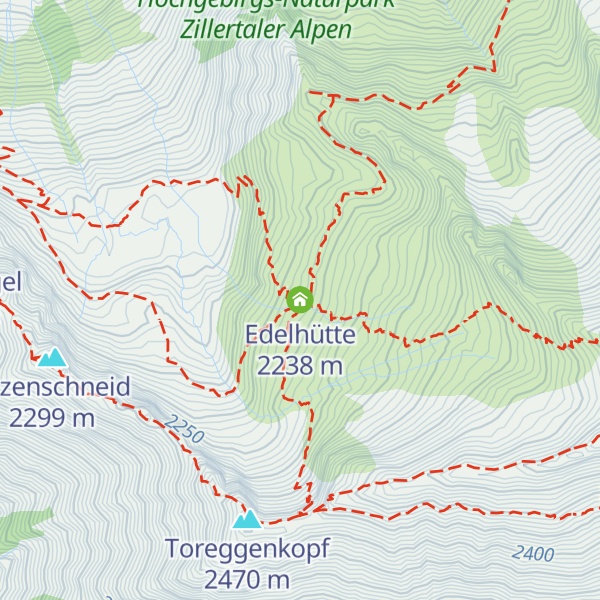 Map of Edelhütte