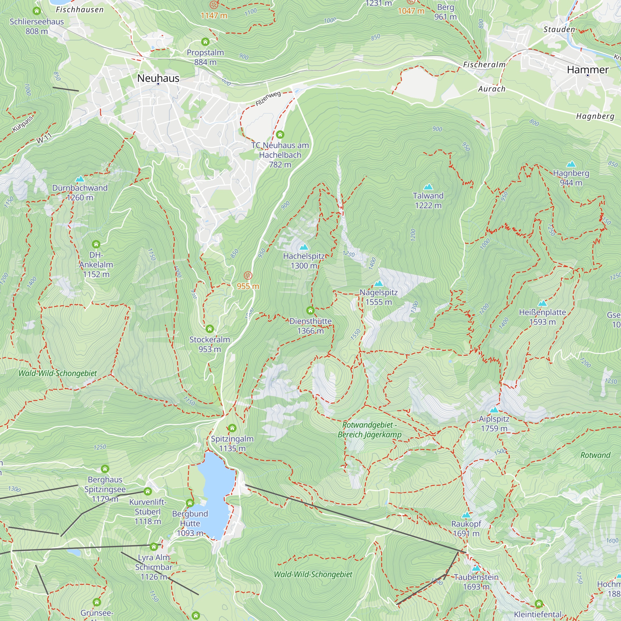 Diensthütte map
