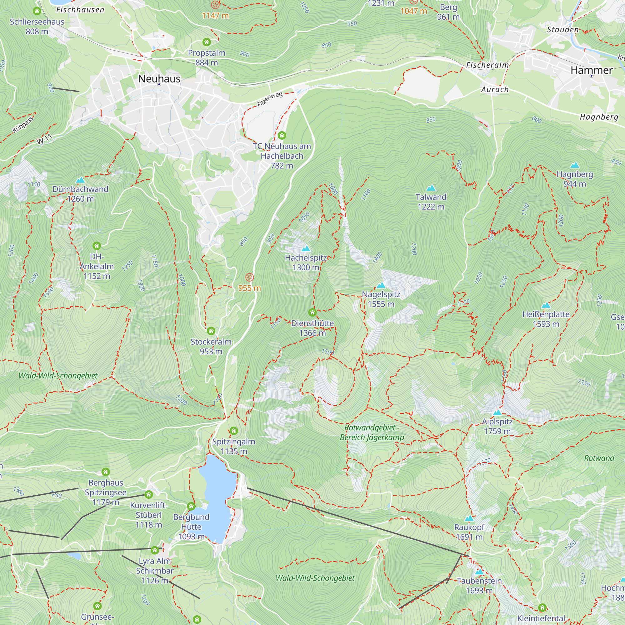 Diensthütte map