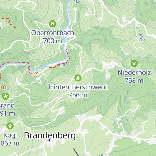 Map of Hinterrinerschwent