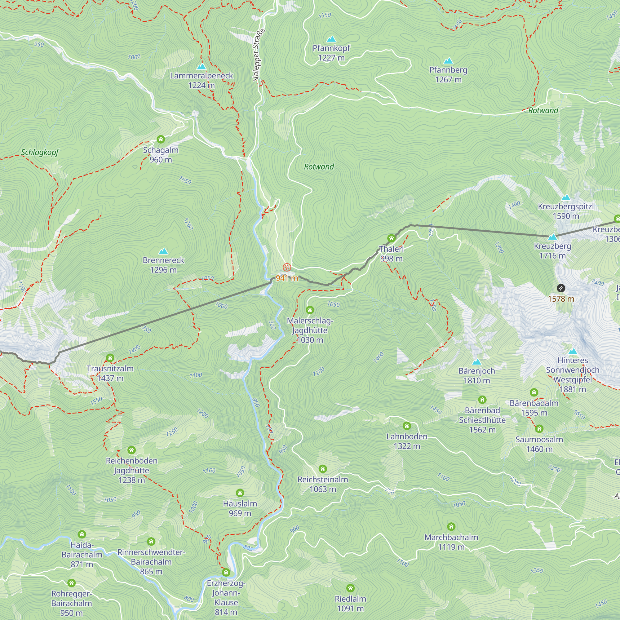 Malerschlag-Jagdhütte map