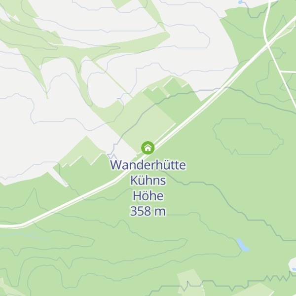 Map of Wanderhütte Kühns Höhe