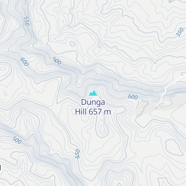 Map of Dunga Hill