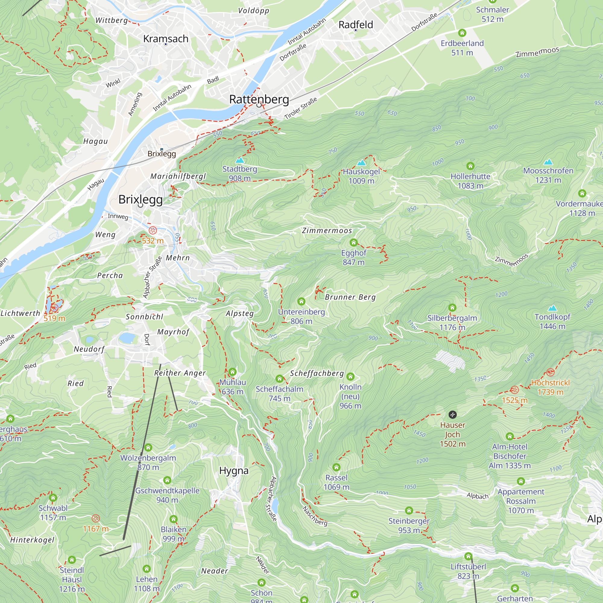 Untereinberg map