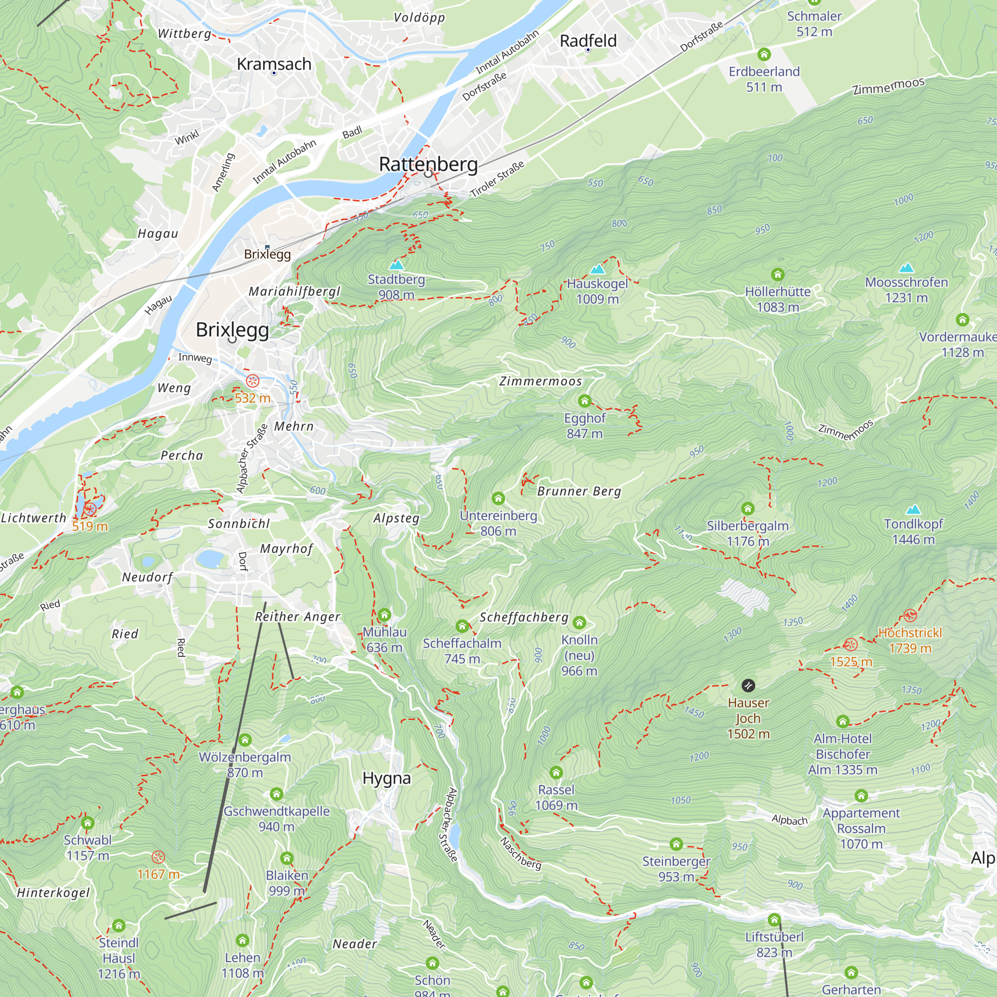 Untereinberg map