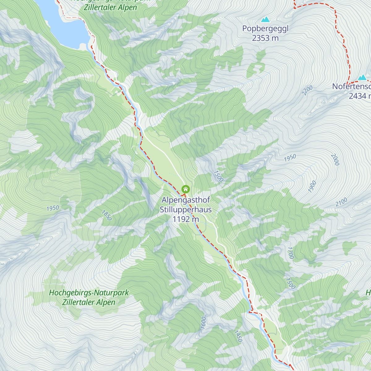 Moosegger-Aste map