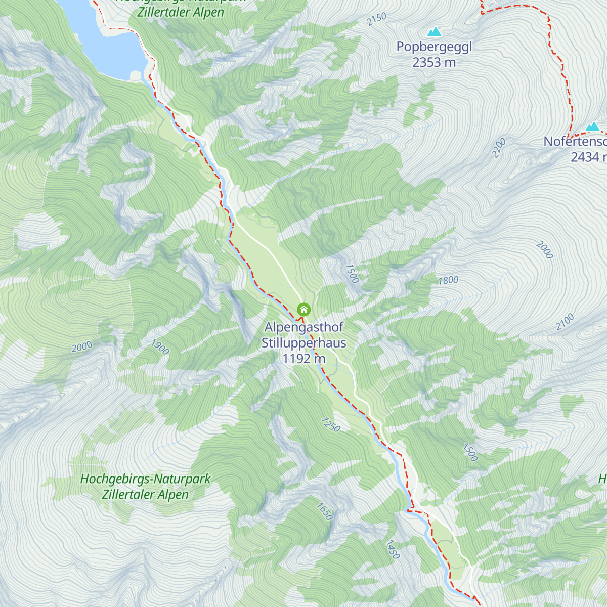 Moosegger-Aste map